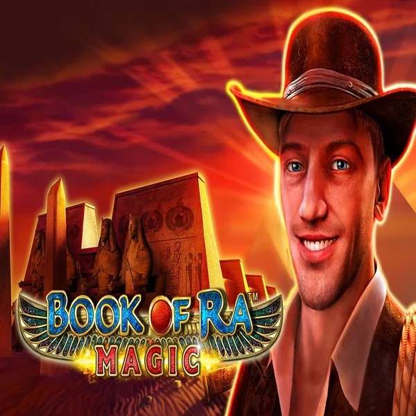 Book of Ra Magic game by Greentube – logo hosted on Ninlay Casino