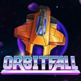 Orbitfall slot logo by ELK Studios at Ninlay Casino