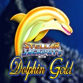 Dolphin Gold with Stellar Jackpots slot visual from Lightning Box Game available on ninlayy.cz