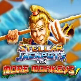 Stellar Jackpots with More Monkeys logo by Lightning Box Game Ninlay Casino